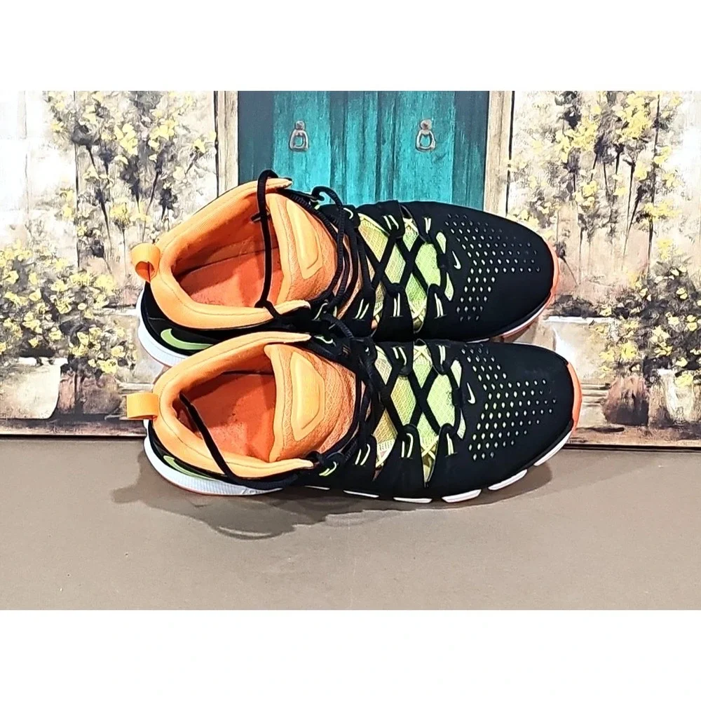 2013 Nike Free Trainer 7.0  Men's US Size 12.5 Black , Orange , Green 599087-007